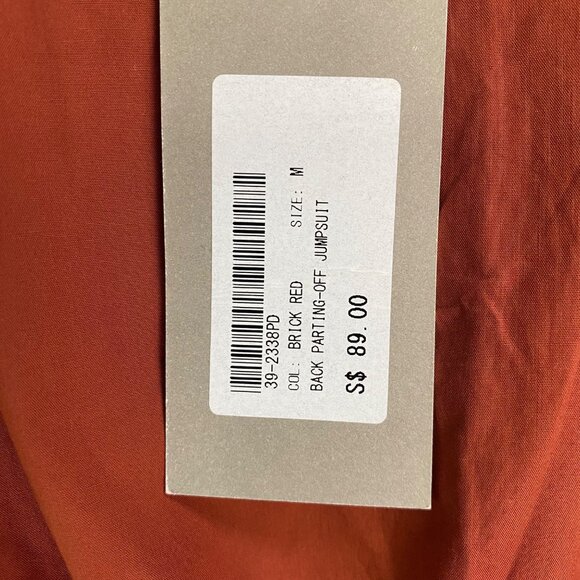 NEW Sans‎ & Sans Back Parting Off Square Neck Sleeveless Wide Leg Jumpsuit - Picture 12 of 14